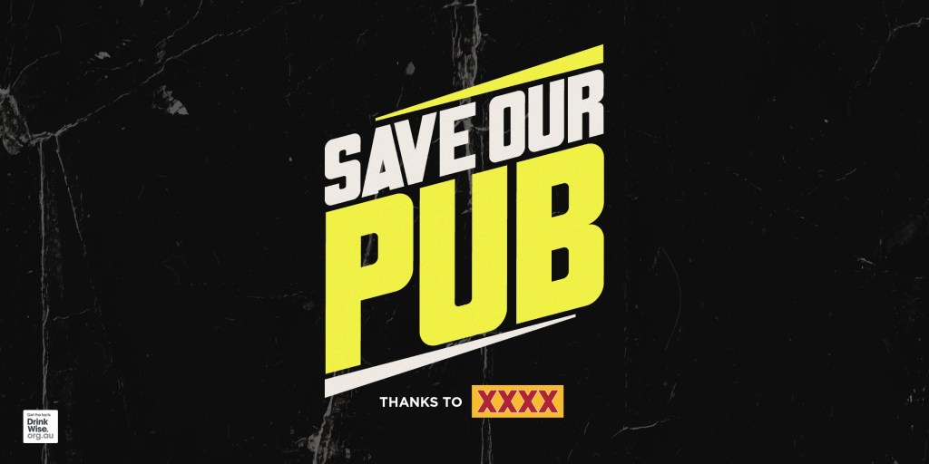 Save Our Pub thanks to XXXX 2026